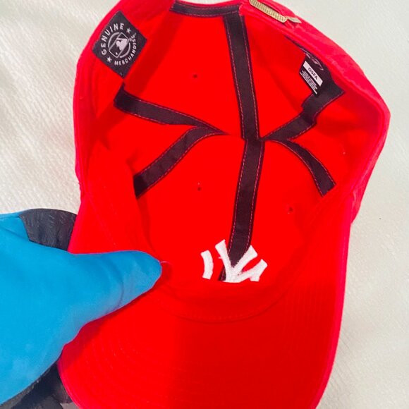 '47 Brand NY Yankees Cap — Classic Icon in Crimson (OSFA) - Picture 14 of 16